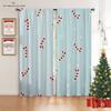 Christmas Tree Curtains for Home Decor, 2 Panel, Luxury, Living Room, Bedroom, Balcony, Kitchen Decor, Happy New Year