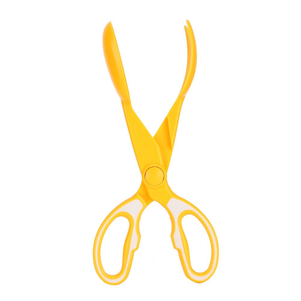 Pet Portable Scissor Dog Cat Pooper Scooper Clamp Pet Waste Cleaner Outdoor Pet SuppliesYellow