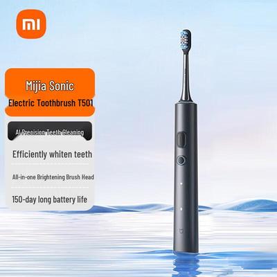 Умная звуковая электрическая зубная щетка Xiaomi T501, китайская вилка (адаптер в комплекте)