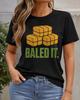 Baled It Farmer Shirt, Funny Hay Bale Tee, Farming Gift, Harvest Season Humor, Country Agriculture Outfit, Unisex Men Women Ranchers Workers