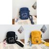 Canvas Small Crossbody Bag With Zipper Closure For Daily Use Womens Fashion