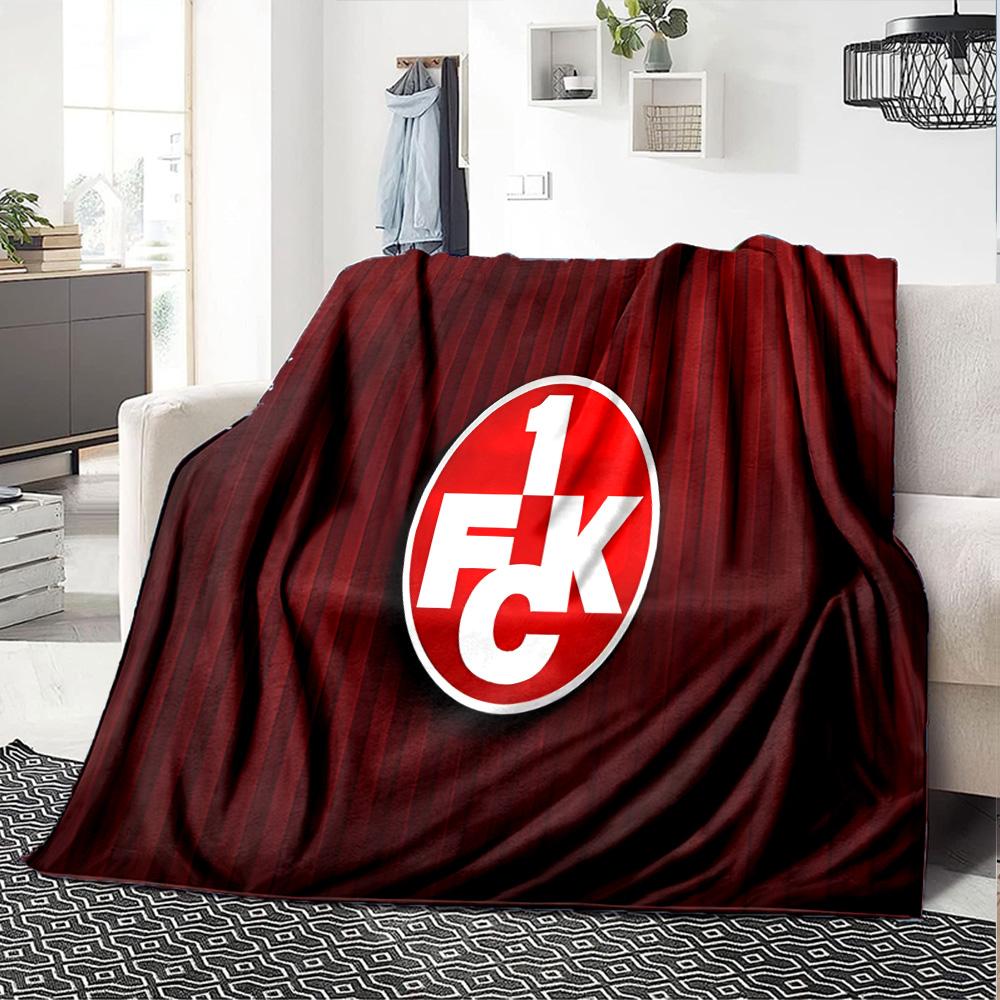 Kaisers-lautern Football Club Flannel Blanket, Soft Polyester, Modern Design, All-Season for Camping, Travel, Gifts for holidays or birthdays