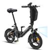 Folding Electric Bike Bodywel T16 Pro City Commuting Electric Bicycle 36V10Ah 250W Motor 14 Inch Tires Outdoor Riding 45KM Max Range Electric Bike