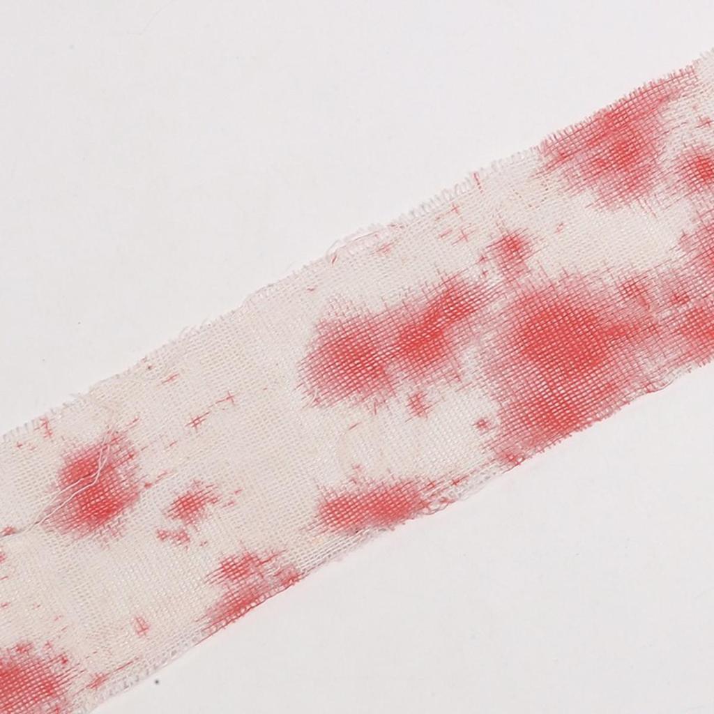 Хэллоуин Кровавая марля Украшения Ужас Стиль Кровавая Ткань Бинт Занавеска для Двери Создает Жуткую Атмосферу для Хэллоуина Вечеринка в Доме с Привидениями Декор