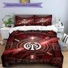 3pcs Duvet Cover Set (1*Duvet Cover + 2*Pillowcase, Without Core), 05 1FSV Mainz 05 Print Bedding Set, Bedroom Decor, All‑Season, Birthday Gift