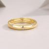 Nabest Gold Plated   CopperEngagement Wedding Rings GRA Certificate VVS D Color Moissanite Women Lab Diamond Ring