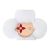 LOUIS VUITTON Vivienne Mink Fur & Metal Keychain Bag Accessory Women's White M03638