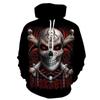 2022 New 3D Printed Skull Sweatshirt Men And Women Fashionable Hoodies Autumn And Winter Harajuku Streetwear Clothes