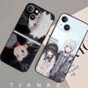 F-Киллуа Зольдик H-Hunter X Hunter Чехол для телефона iPhone17,16,15,14,13,12 Plus,Max Мягкий силиконовый Черный чехол