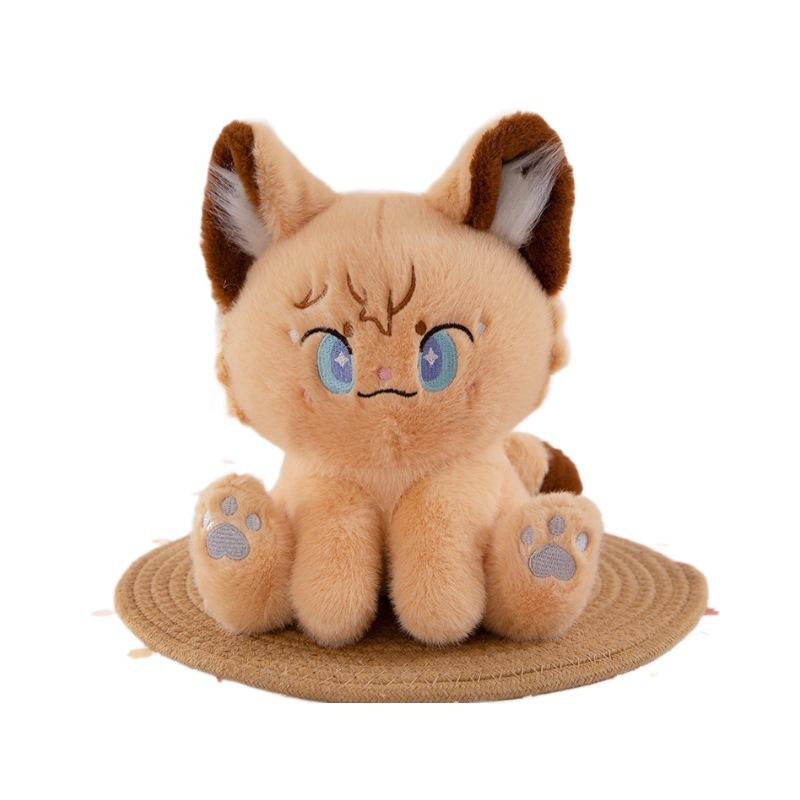 Игровые аксессуарыКукла кошка Манье восьмидюймовая кошка плюшевая игрушка игровая кукла аниме подушка милая кукла