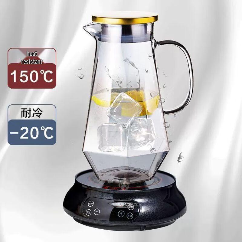 Набор стеклянных графинов для воды с бриллиантовым дизайном