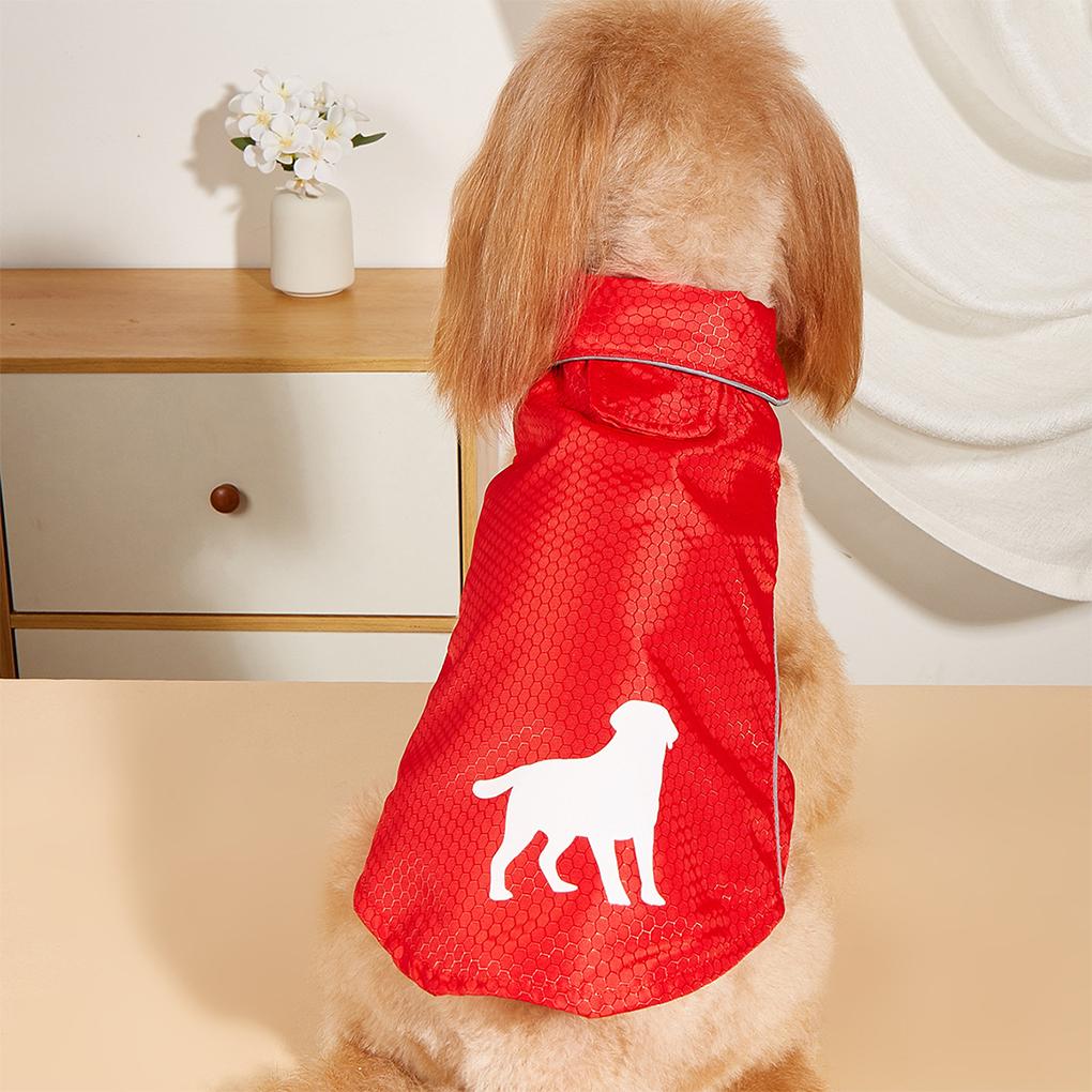 Стильный дождевик для собак Удобная одежда Легко чистить Водонепроницаемое покрытие Дождевики для собак Одежда для собак