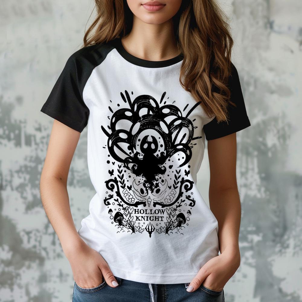 Women's casual T-shirt, comfortable fabric with Harajuku pattern, fashionable street style top