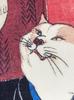hand towel from all over the Utagawa Curved Part 2 Ukiyo-e world, Kuniyoshi, Cat's Ball,