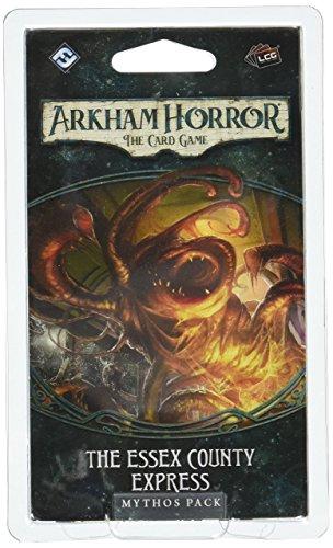 Ужас Аркхэма: Карточная игра: Набор Mythos Express - Призрачное путешествие! Кооперативная карточная игра, Возраст 14+, 1-4 игрока, Время игры 1-2 часа, от Fan