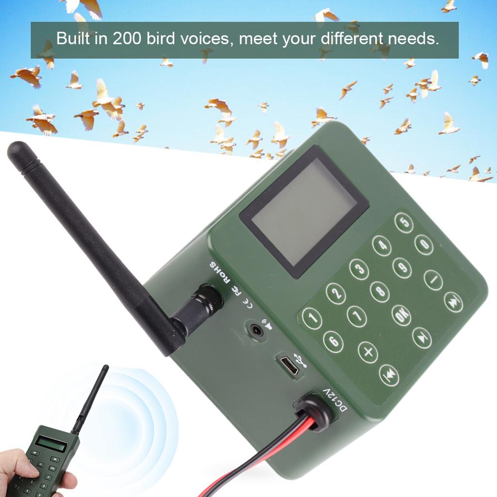 100W High Volume Speakers Birds Caller Sounds Player Outdoor Hunting Tool
