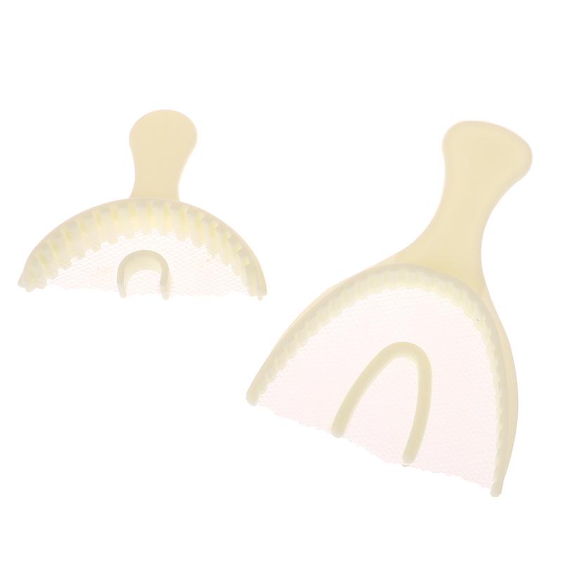 5 шт./компл. стоматологическая одноразовая прикусная ложка для снятия слепков белая с сеткой верхний и нижний стоматологический инструмент расходный материал для стоматологии