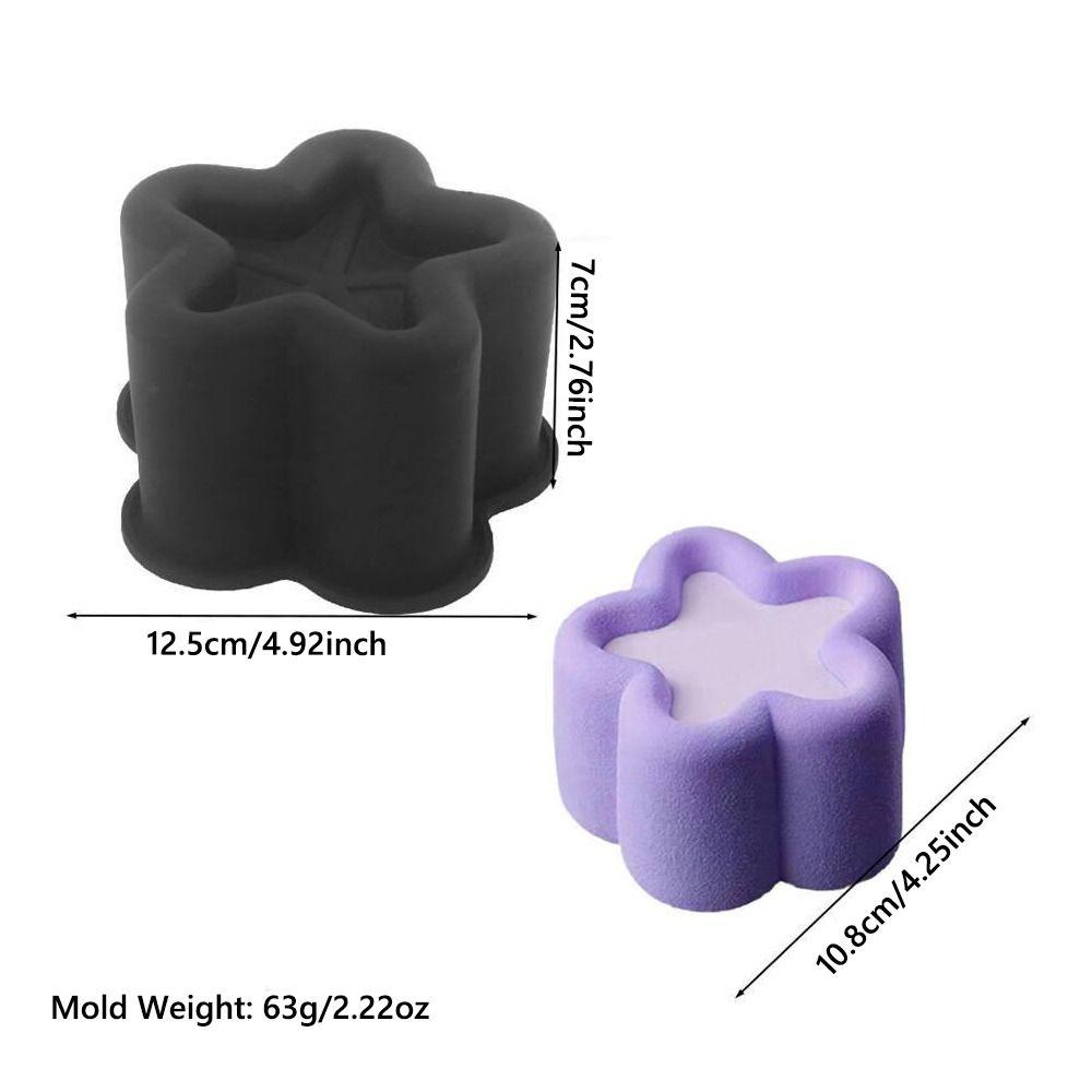 Star Shape Silicone Baking Moulds Flower Shape Mousse Cake Mold Pudding Kitchen Tool  For Baking