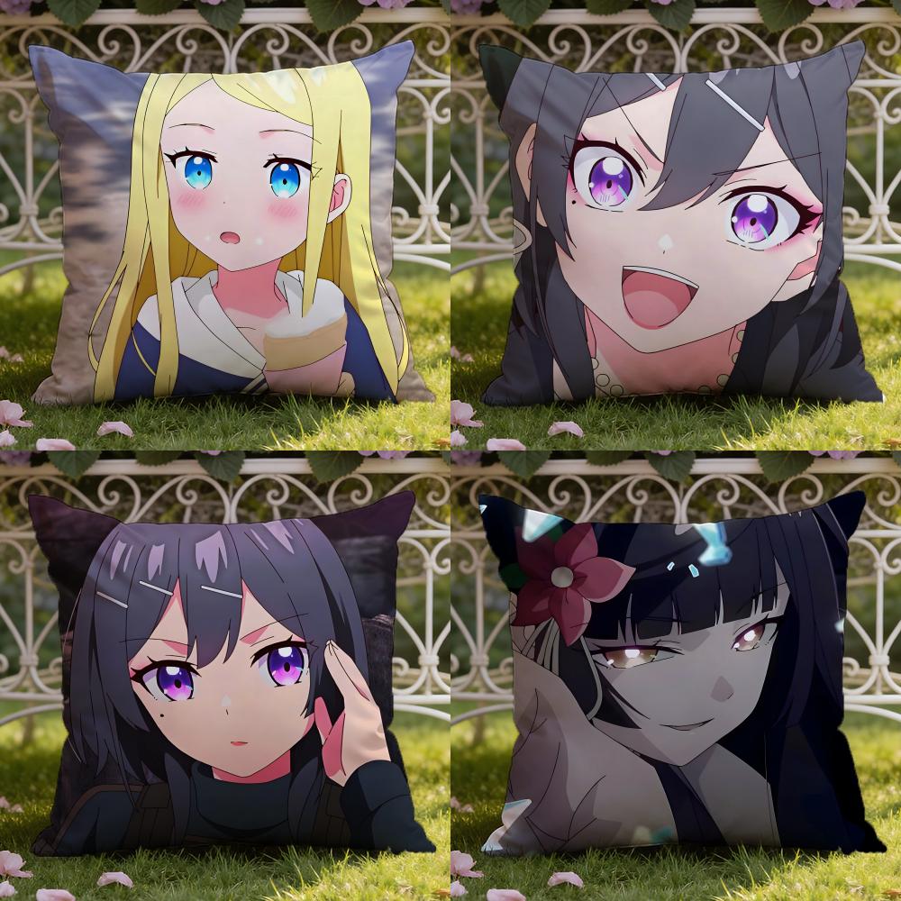 Аниме S-Сасаки и Пипс Наволочка для подушки Домашняя и автомобильная Двухцелевая наволочка: Двусторонняя конструкция для максимального комфорта