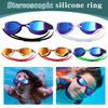 Professional Swim Glasses or Case Adjustable Swim Sports Eyewear UV Protection Wide View Swim Goggles No Leaking for Women Men
