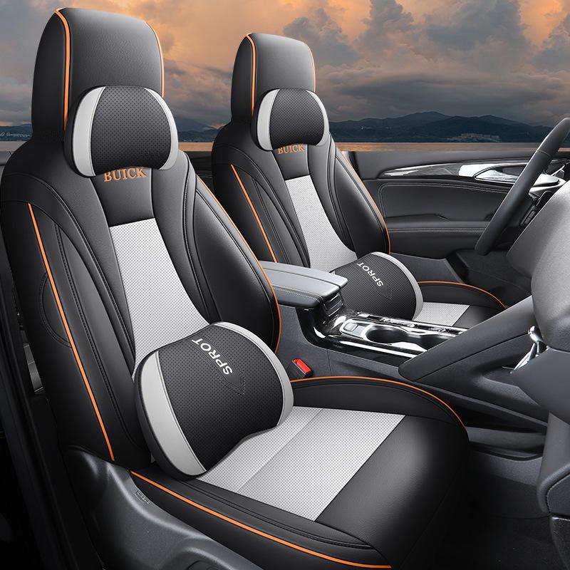 Buick Envision S Leather Car Seat Cushion - Universal Fit for All Seasons, 5-Seater