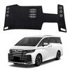 Toyota Vellfire 40 Серия Панель приборов Индивидуальный Солнцезащитный Полиэстер Внутренний Защитный Аксессуар 40 (2015-2023) Коврик, Детали, Защита, Нескользящие детали, Коврик,