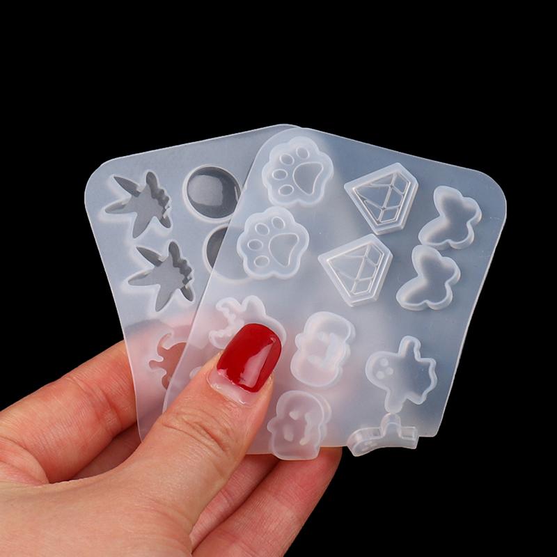 Epoxy Resin Jewelry Molds Silicone Pendant Mold For Earring Pendant Studs Making