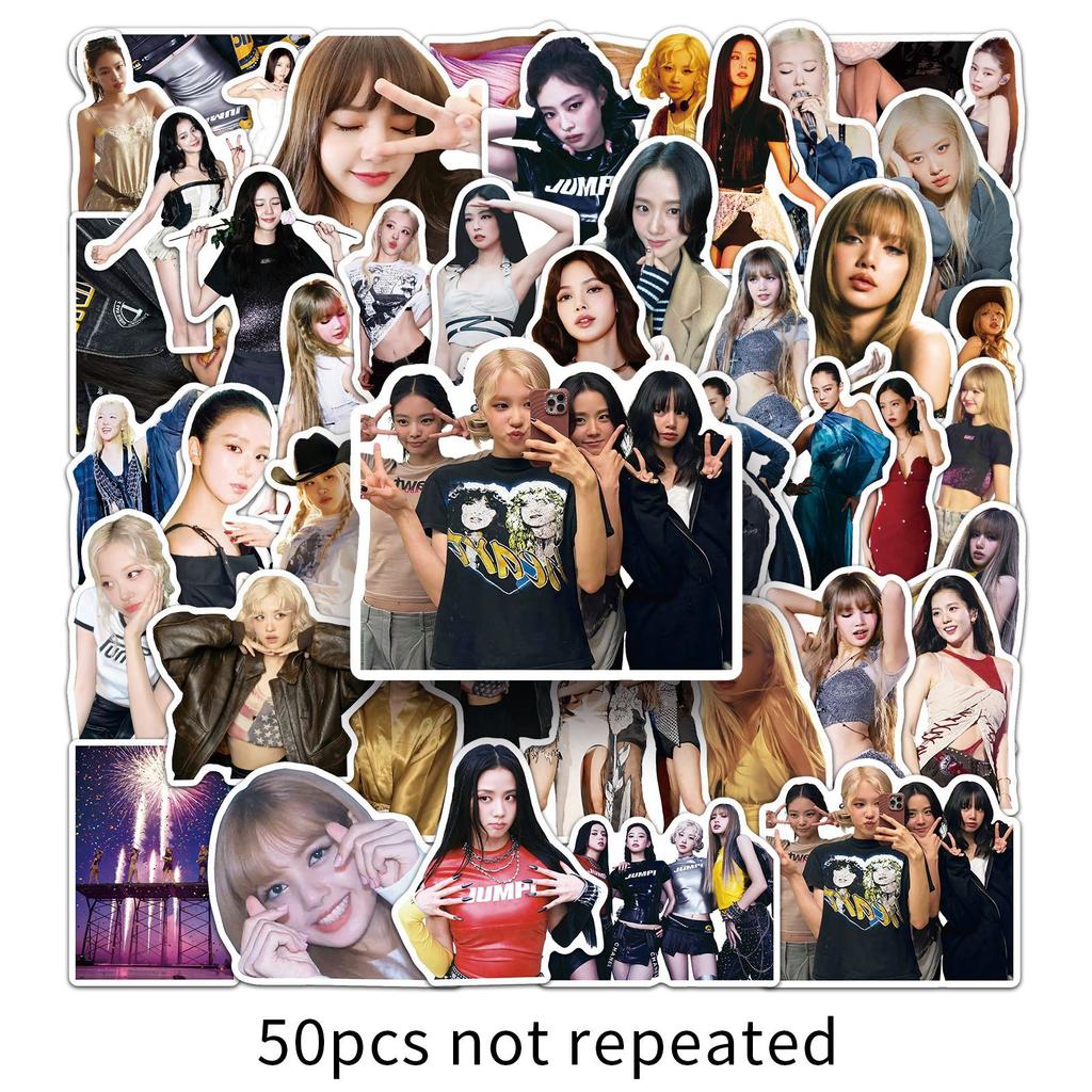 50 Stickers Koreansinger BLACKPINKwaterproof Decoration DIY Mobile Phone Computerstickers