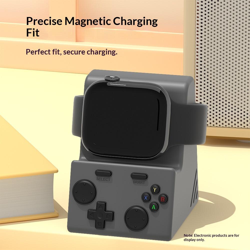 For Apple Watch Charging Stand Game Console Design Anti Slip Silicone Charger Dock