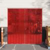 VidaXL Red Door Curtain 300 Mmx2.6 Mm 25 M PVC, Door Strip, PVC Strip Curtain, PVC Door Curtain 153869