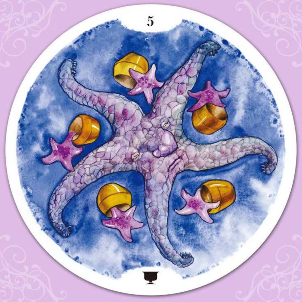 10*10 см колода Таро Круг Жизни 78 карт Таро в круглой форме с руководством для начинающих в жесткой коробке