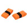 2 шт. Обмотка для барабанных палочек Противоскользящие Впитывающие пот Грипсы для барабанных палочек ПУ Лента для барабанных палочек Оранжевая