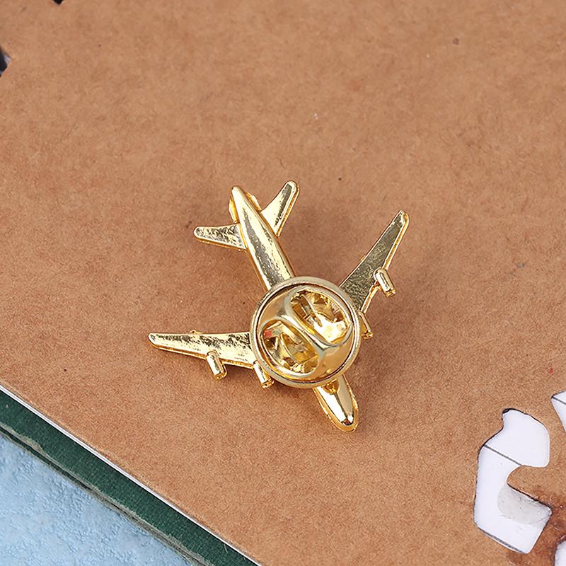 Металлическая Брошь Самолет DIY Модная Булавка Значок из Сплава Винтажная Пряжка Значок Пряжка Ювелирные Аксессуары