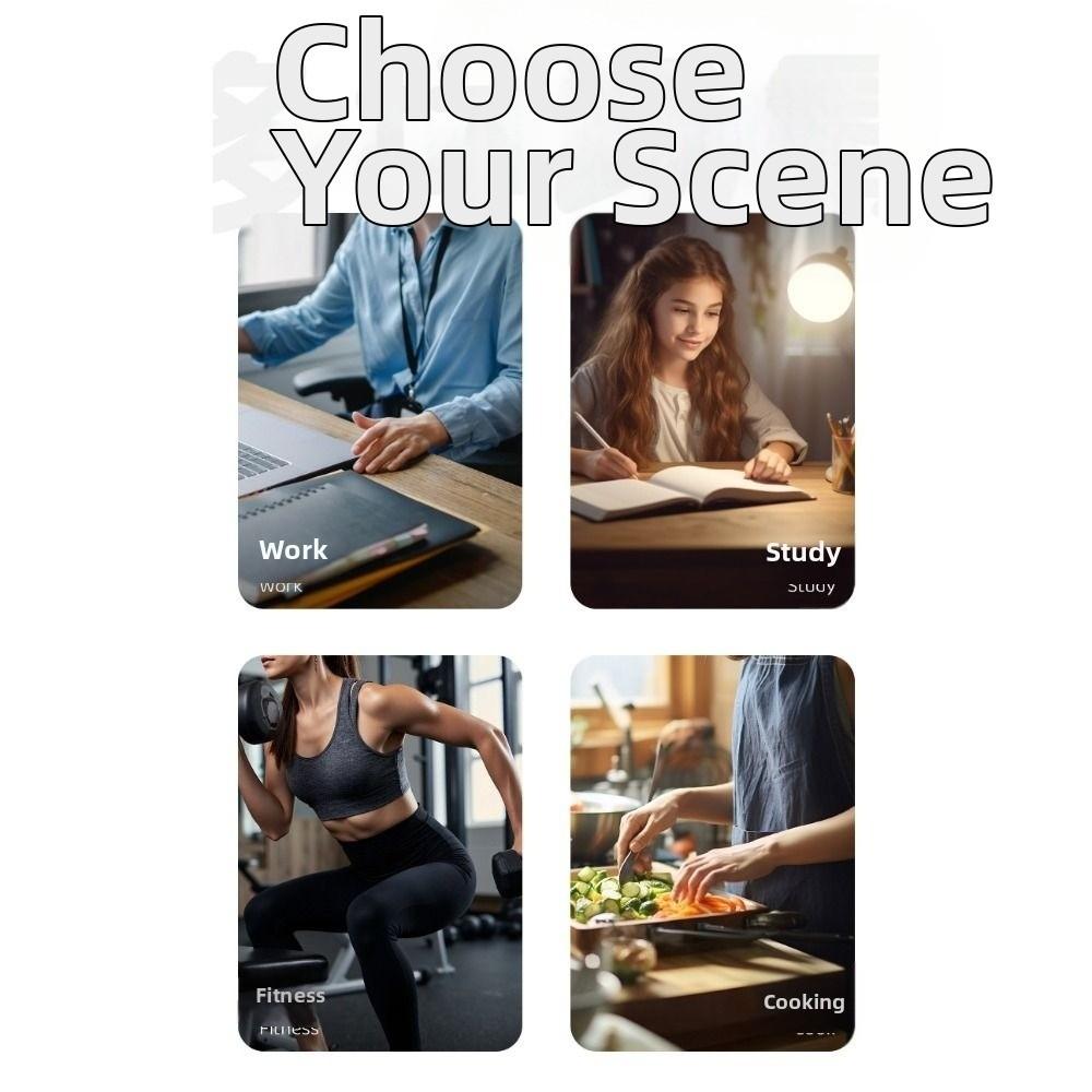 Octagon Automatic Rotating Timer LED Screen Digital Countdown Clock Pomodoro Timer for Task Work