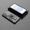 For Samsung Galaxy S25+ Case Rotatable Ring Kickstand PC+TPU Shockproof Phone Cover