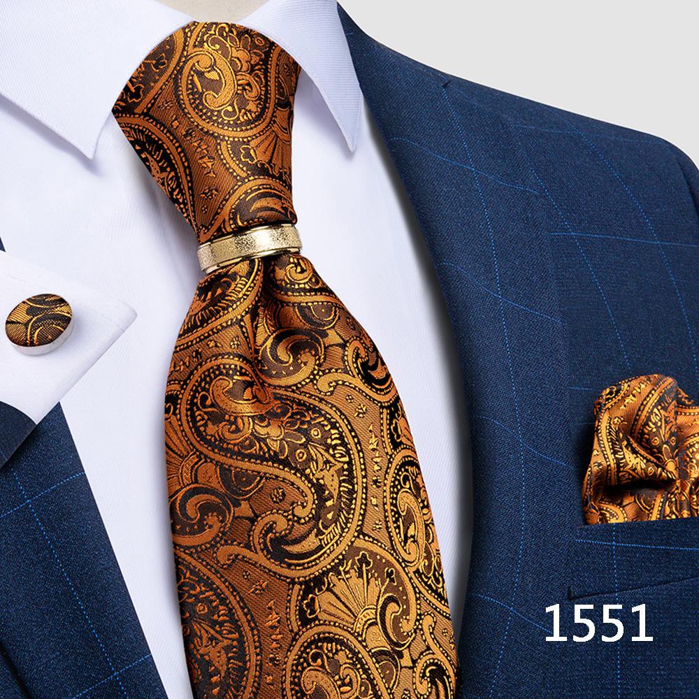 Мужской набор на торжество - галстук, запонки, платок