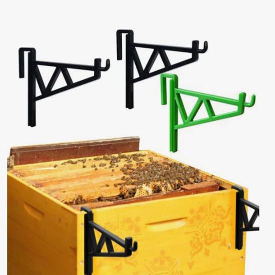 2Pcs Beehive Frame Holder Beehive Frame Bracket Supports Multi Bee Frames Hive Frame Perch Easy Inspection Harvest for Beekeeping