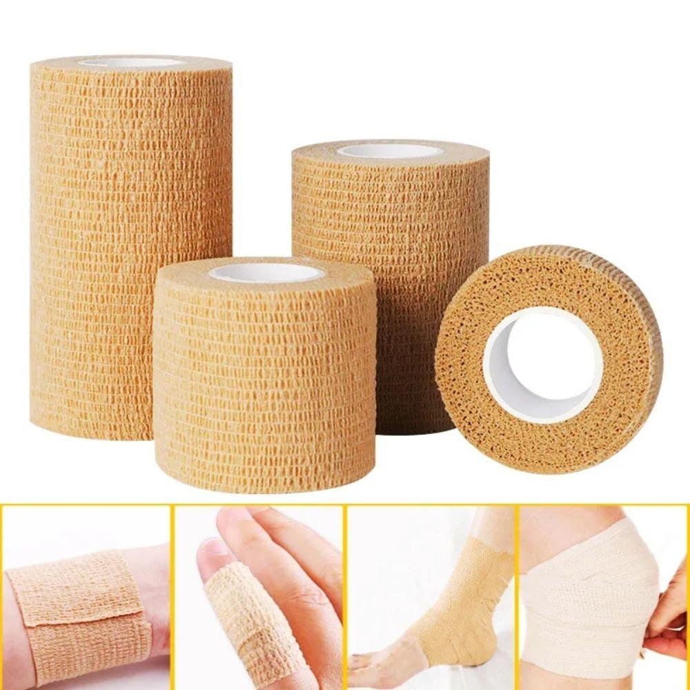 3 Roll Self Adhesive Bandage Elastic Non-woven Fabric First Aid Medical Wound Dressing Tape Sports Protection Waterproof Plaster