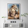 Алмазная картина 5D Лев Стразы Искусство Алмазная вышивка крестиком Животные ручная работа хобби подарок домашний декор