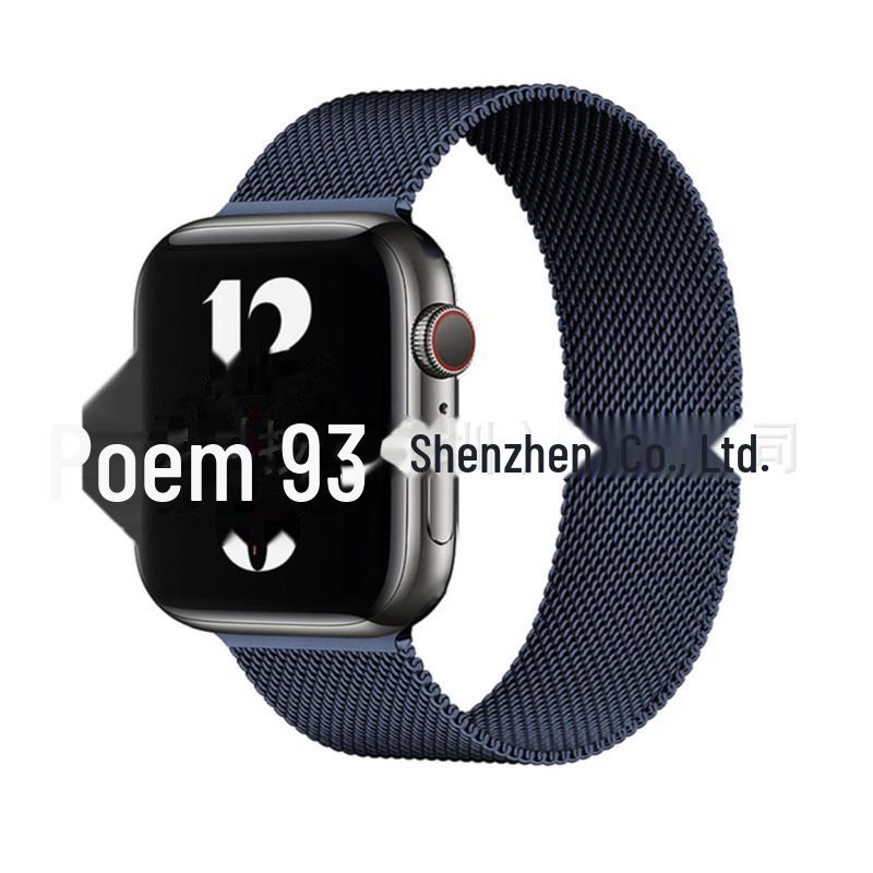 Совместимый металлический ремешок-петля для Apple Watch Series 5-9, SE