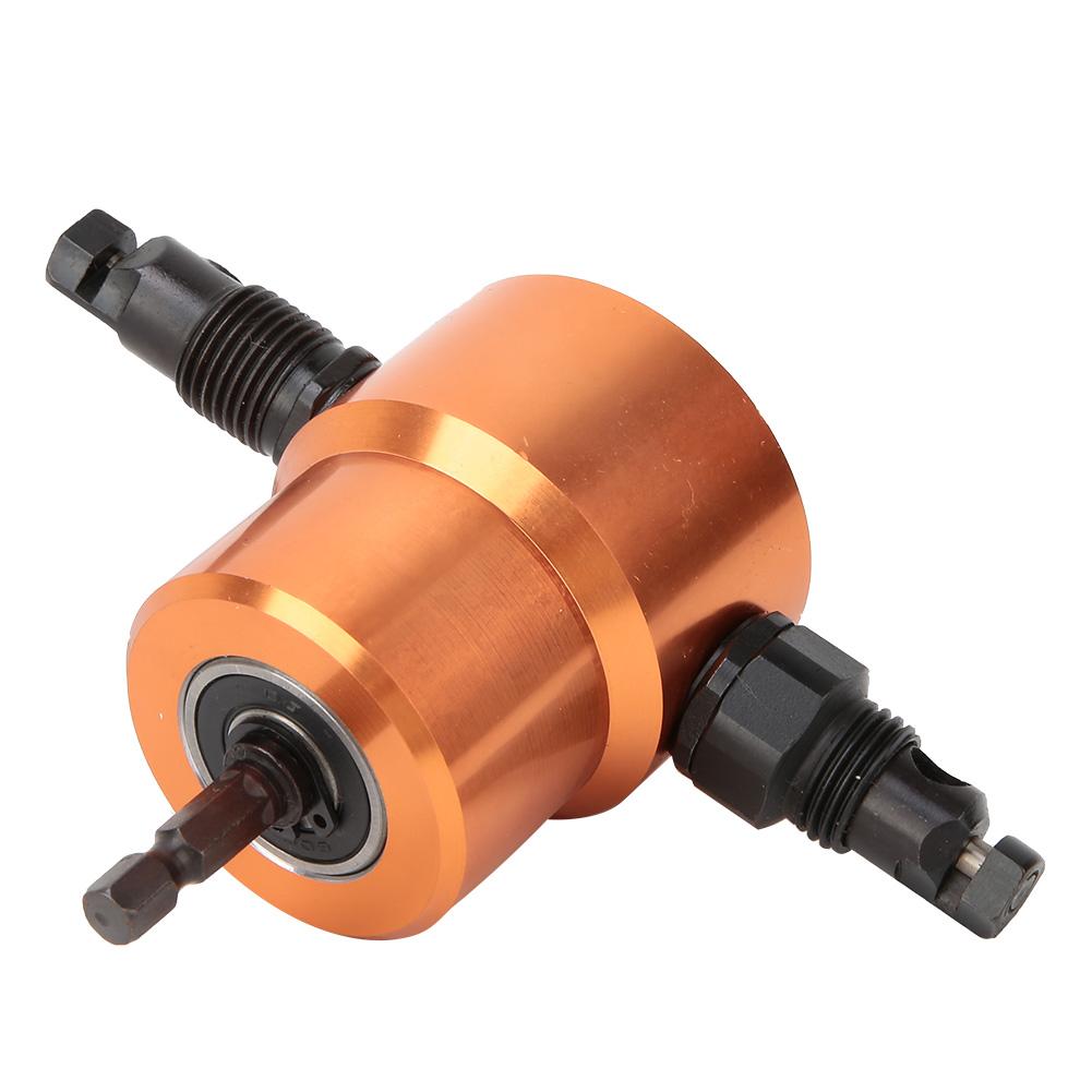 360 градусов двухголовочный резак для листового металла универсальный вырубной станок дрель DIY режущий инструмент для ремонта автомобиля