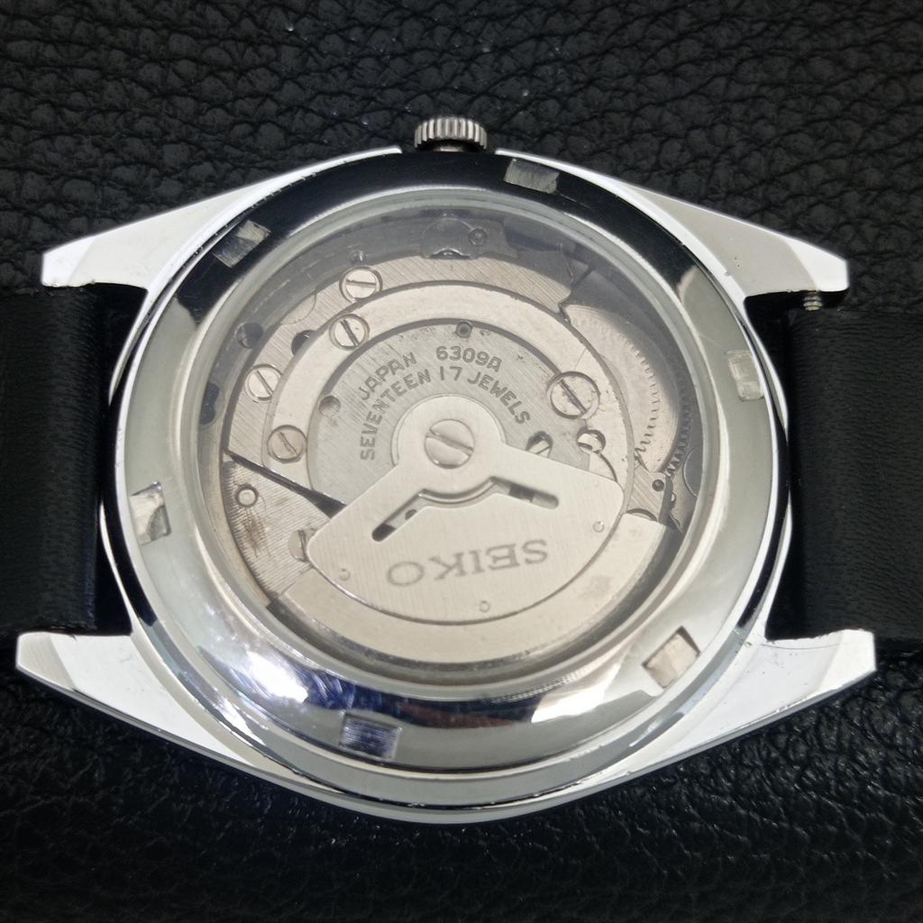ОТРЕСТАВРИРОВАННЫЕ ВИНТАЖНЫЕ МУЖСКИЕ АВТОМАТИЧЕСКИЕ ЧАСЫ SEIKO 6309A ЯПОНИЯ БЕЛЫЙ ЦИФЕРБЛАТ a442745-1