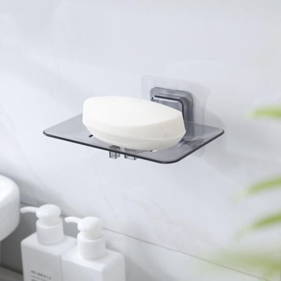 Ванная комната Душ Мыльница Поднос для тарелки Органайзер Настенный стеллаж для хранения