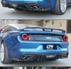 18-23 Ford Mustang AC Style Carbon Fiber Rear Lip Spoiler with Four-Outlet Body Kit