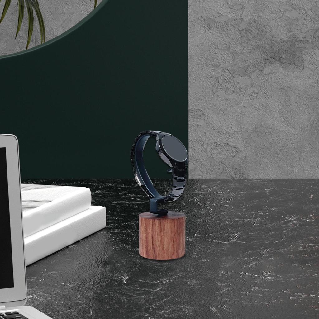 Shop Watch Stand Bracelet Holder Organization Wooden Base Wrist Jewelry Display Rack