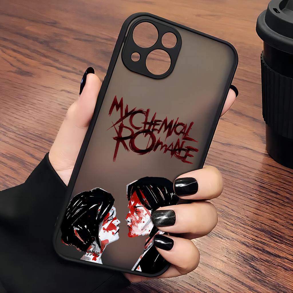 Чехол для телефона My Chemical Romance для iPhone 16 15 14 13 12 11 Mini Pro Max X XR XSMax 7 8 Plus Матовый Прозрачный Задний Чехол