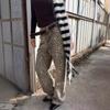 Y2K Vintage Leopard Print Jeans Hip Hop Street Straight Leg Wide Leg Loose Trousers