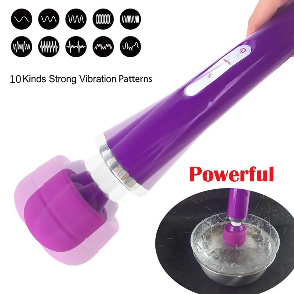 Огромные вибраторы Magic Wand для женщин, USB-зарядка, большая AV-палка, массажер для точки G, стимулятор клитора