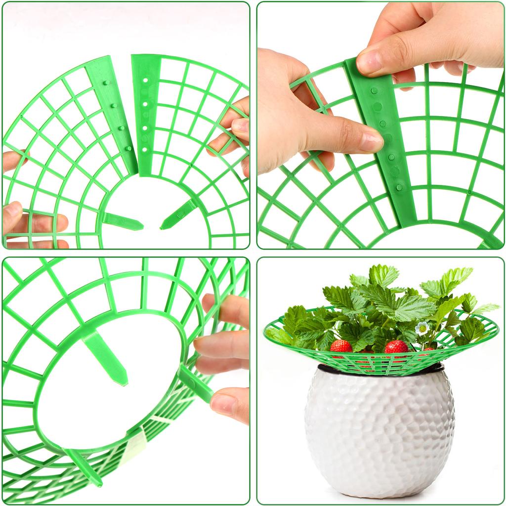 12 упаковок опор для растений клубники, подставка для растений клубники с 3 прочными ножками