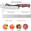 2pcs Sharp Beef Knives Hand-forged Stainless Steel Boning Slaughtering Knife Household Peeling Fruit Knife
